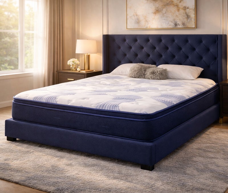 Rexal Home Supreme Executive 30 cm Pocket Spring Pillow Top Mattress with Gel Memory Foam, Pressure Relief & Durable Comfort – Queen 160×200 cm - Image 2